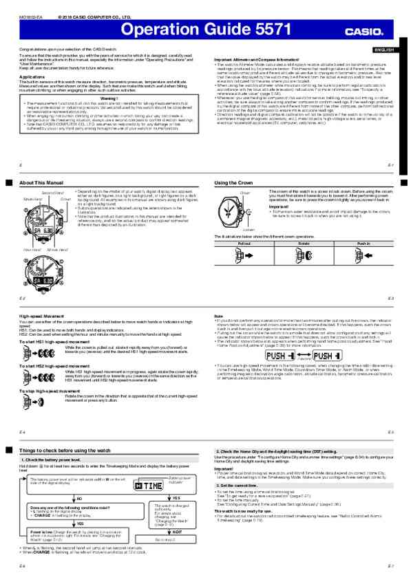 User manual Casio PRW-6600YB-3ER
