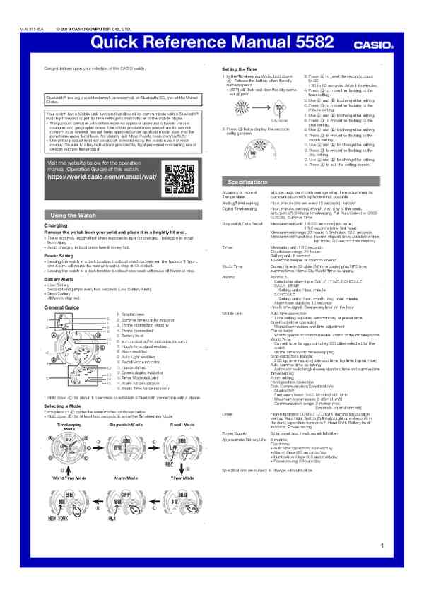 User manual Casio ECB-900DB-1BER