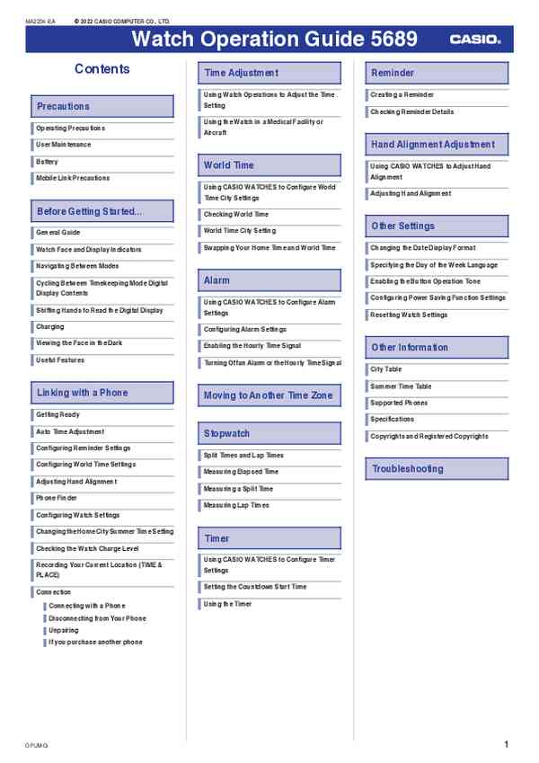 User manual Casio GA-B2100C-9AER