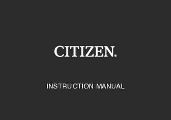 Benutzerhandbuch Citizen NY4058-79LE