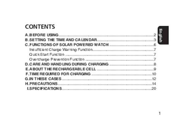 User manual Citizen BM8553-16AE