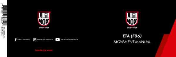 User manual Luminox XS.3013.EVO.S