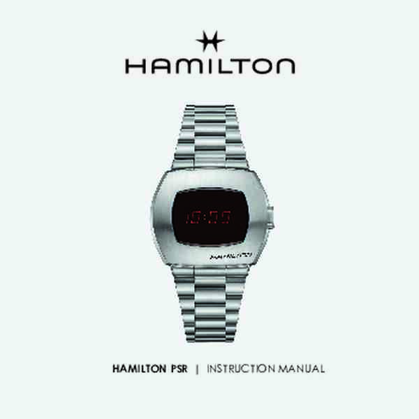 User guide Hamilton H52414131