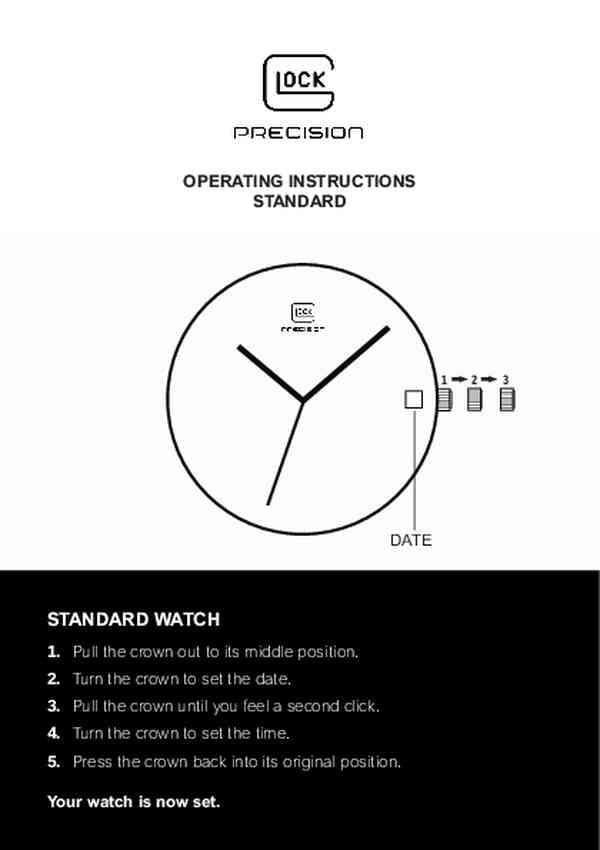 User guide Glock GW-15-7-22