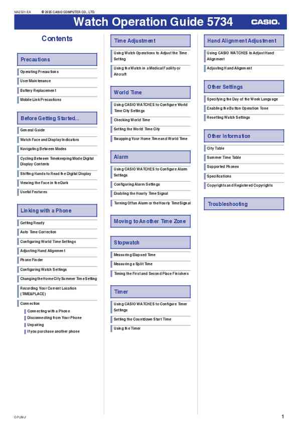 User guide Casio ECB-S10D-2AEF