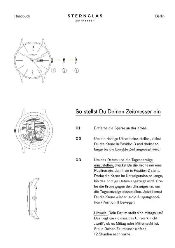 Benutzerhandbuch Sternglas S01-BE04-MI05
