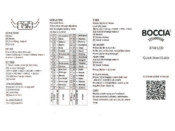 User guide Boccia 3738-07
