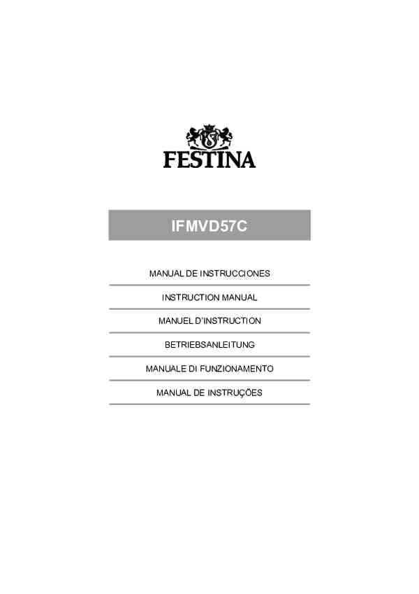 Benutzerhandbuch Festina F20743/5