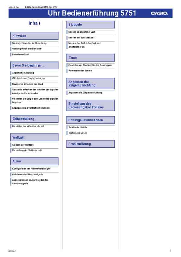 Benutzerhandbuch Casio LTP-B166D-4AVEF