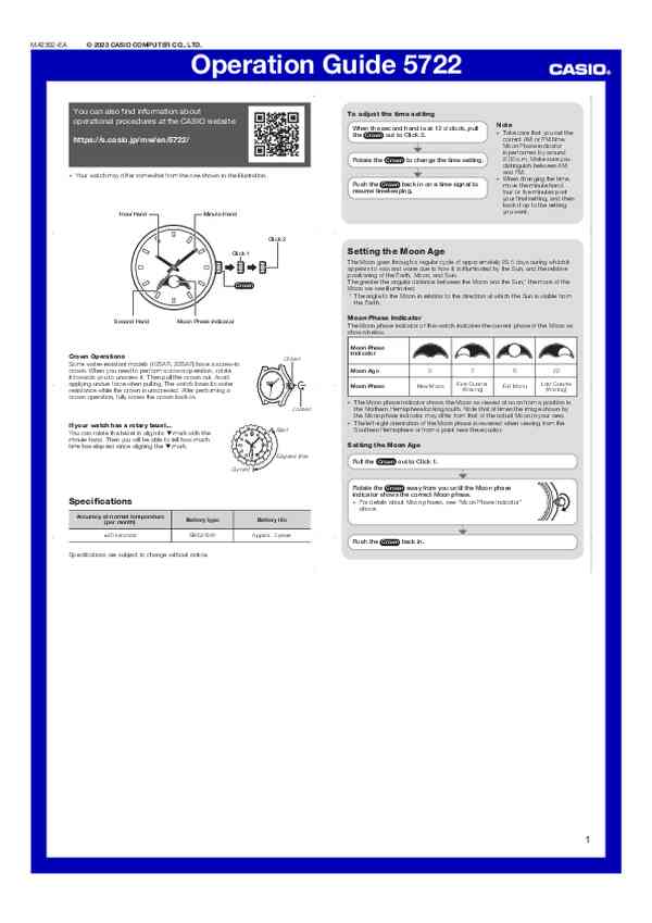 User guide Casio MTP-M110D-1AVER