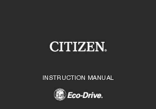 Benutzerleitfaden Citizen AT2590-59A
