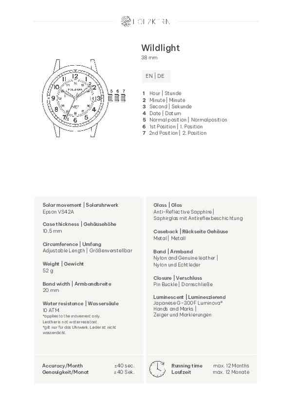 Benutzerleitfaden Holzkern 9010631024246