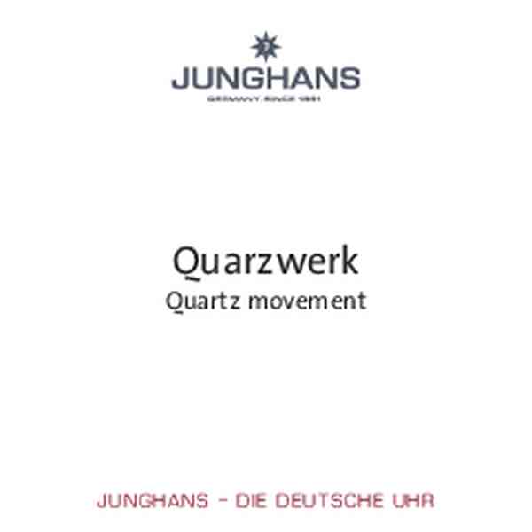 Benutzerleitfaden Junghans 47/4450.02
