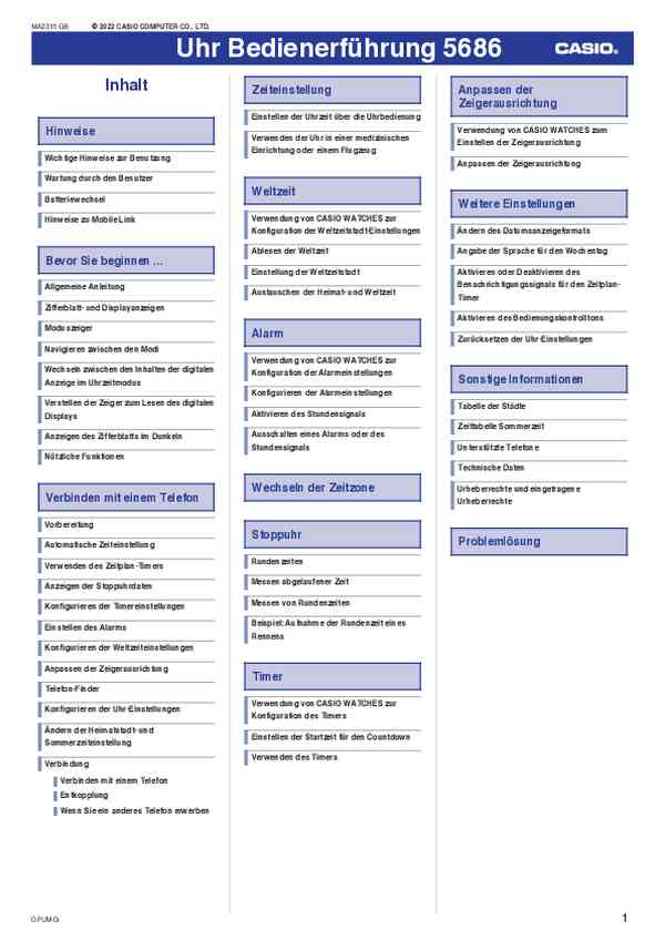 Benutzerhandbuch Casio ECB-30DB-1A9EF