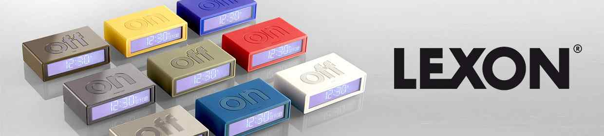 Lexon Alarm Clocks & Travel Clocks