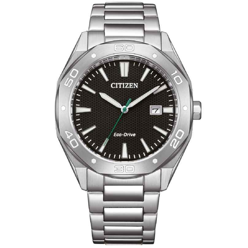 Citizen BM7631-52E Men's Wristwatch Eco-Drive Solar Steel/Black 4974374344236