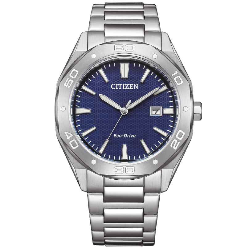 Citizen BM7631-52L Herrenuhr Eco-Drive Solar Stahl/Dunkelblau 4974374344243