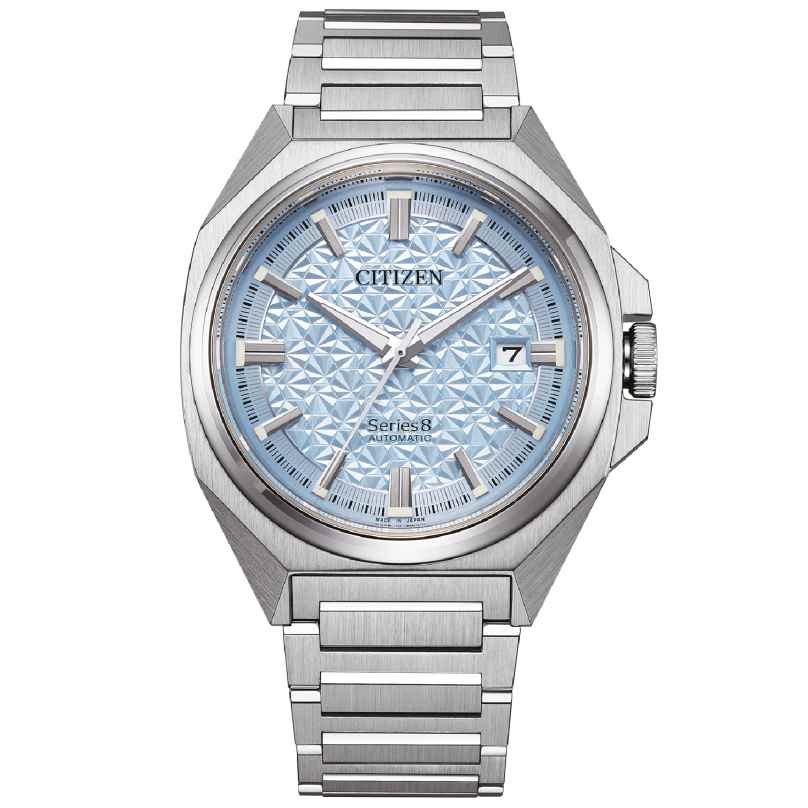 Citizen NB6051-59L Herren-Armbanduhr Automatik Series 8 Hellblau 4974374344847