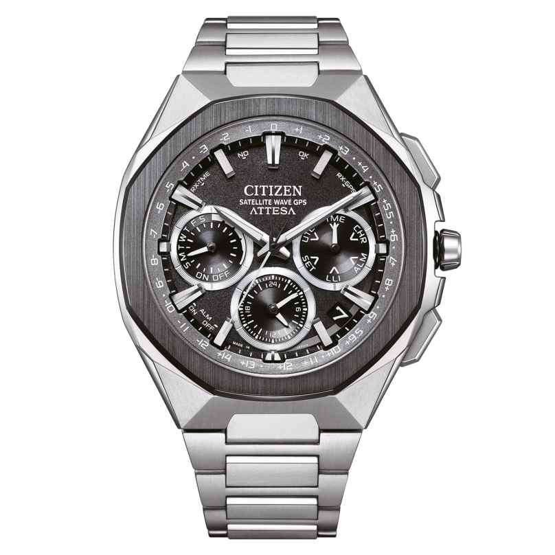 Citizen CC4104-53E Eco-Drive Solar Herren-Funkuhr Titan Attesa 4974374344564
