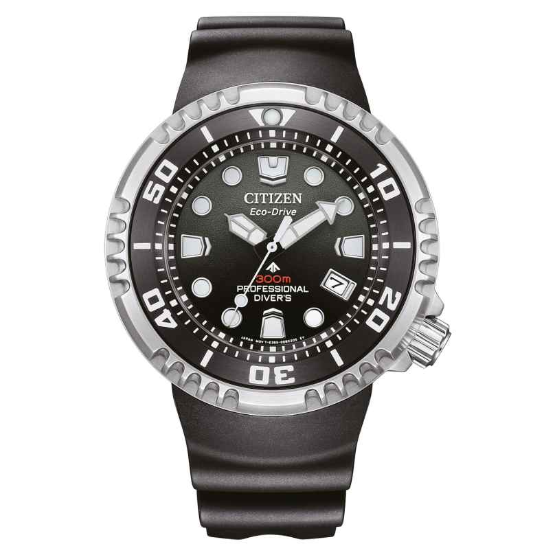 Citizen BN1024-01E Promaster Eco-Drive Solar Diver's Watch for Men Black 4974374345394