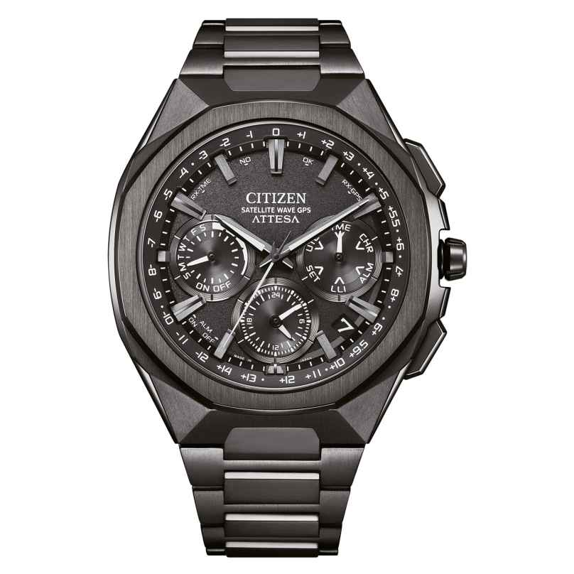Citizen CC4105-69E Eco-Drive Herren-Funkuhr Titan Attesa Satellite Wave GPS 4974374344571