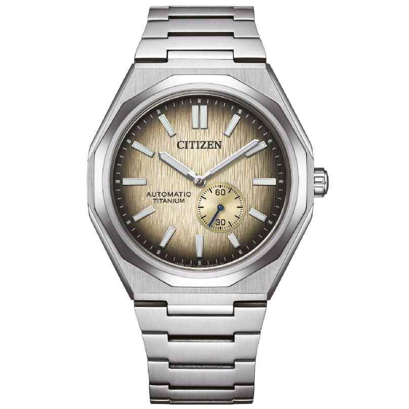 Citizen NK5020-58P Wristwatch for Men Automatic Titanium Light Grey 4974374345882