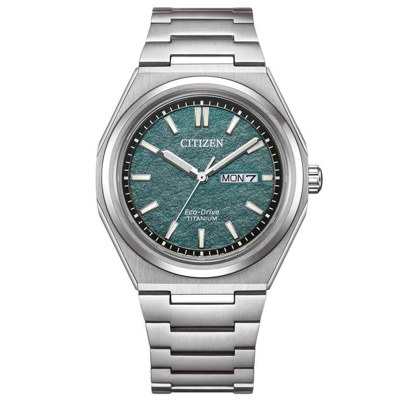 Citizen AW0130-85XC Eco-Drive Herren-Solaruhr Titan Petrol 4974374341716