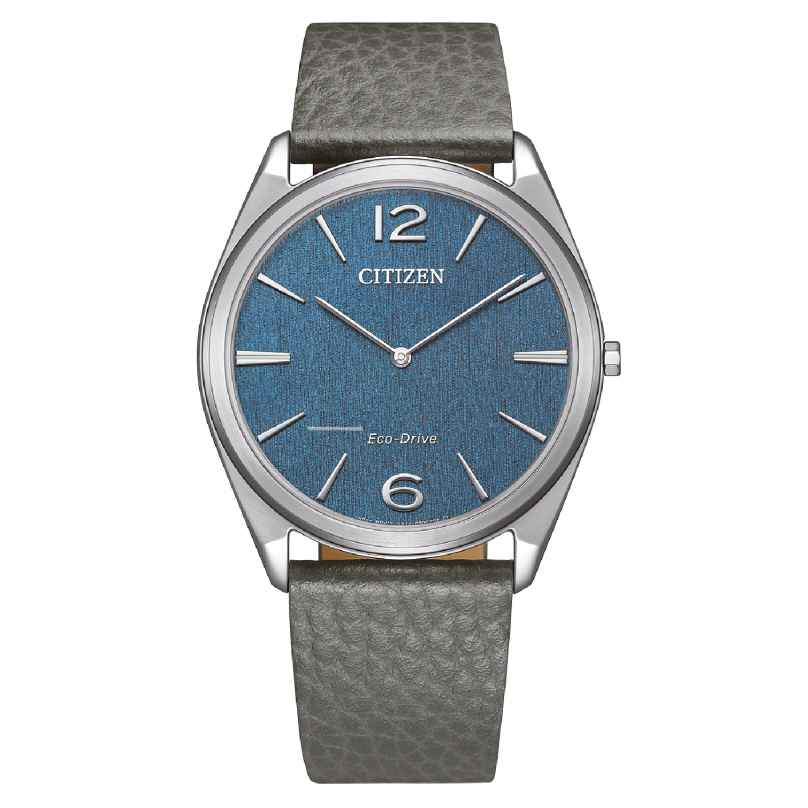 Citizen AR3120-24L Eco-Drive Solar-Herrenuhr Suratto Grau/Blau 4974374346827