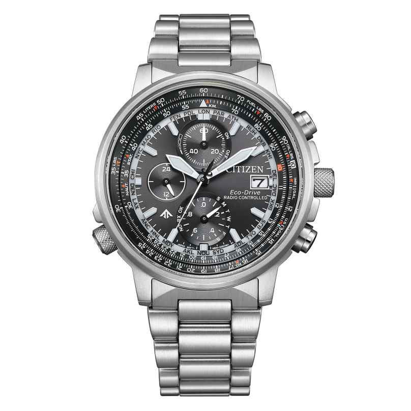 Citizen AT8300-58E Eco-Drive Promaster Sky Funk Fliegeruhr für Herren Schwarz 4974374346865