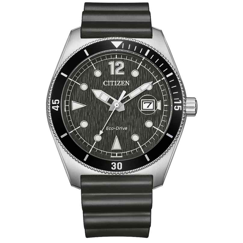 Citizen AW1889-00E Eco-Drive Marine Sports Solar Herrenarmbanduhr Schwarz 4974374348043