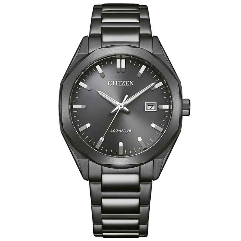 Citizen BM7625-80H Eco-Drive Solar Herren-Armbanduhr Anthrazit 4974374348074
