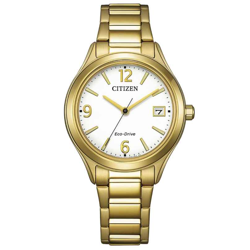 Citizen FE6122-64A Eco-Drive Solar Damen-Armbanduhr Goldfarben 4974374347732