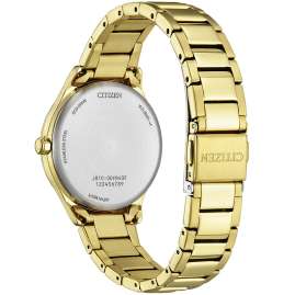 Citizen FE6122-64X Eco-Drive Damen-Solaruhr Goldfarben/Grün