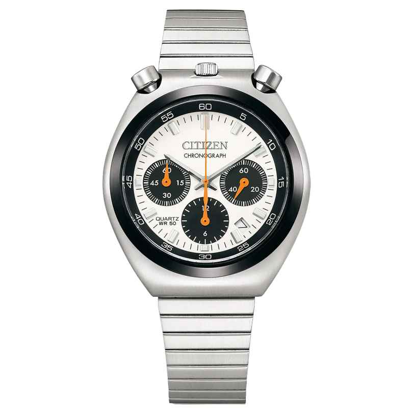 Citizen AN3660-81A Herrenuhr Chronograph Stahl/Silberfarben 4974374310026