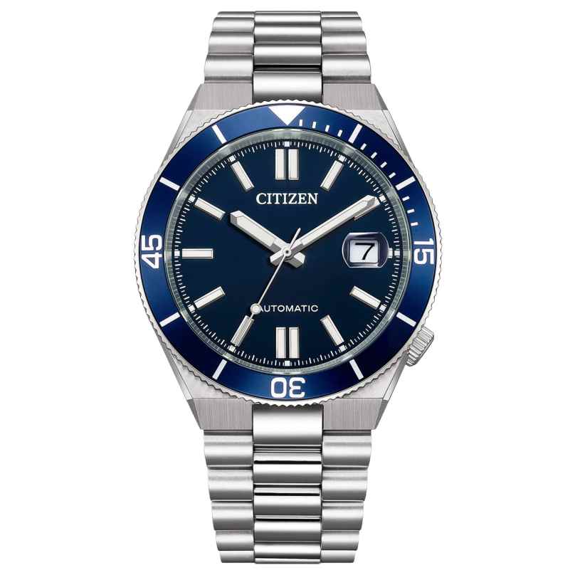 Citizen NJ0230-59L Herrenuhr Automatik 10 bar Edelstahl/Dunkelblau 4974374349385