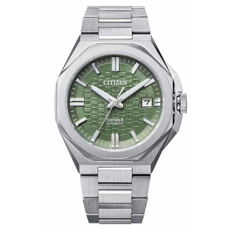 Citizen NB6080-51W Herren-Armbanduhr Automatik Series 8 Moosgrün 4974374349620