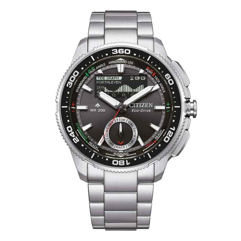 Citizen JV3001-53E Promaster Eco-Drive Herren-Solaruhr Wave Tracker Schwarz 4974374351647