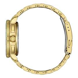 Citizen JV3002-51E Promaster Eco-Drive Solar Watch Wave Tracker Gold Tone