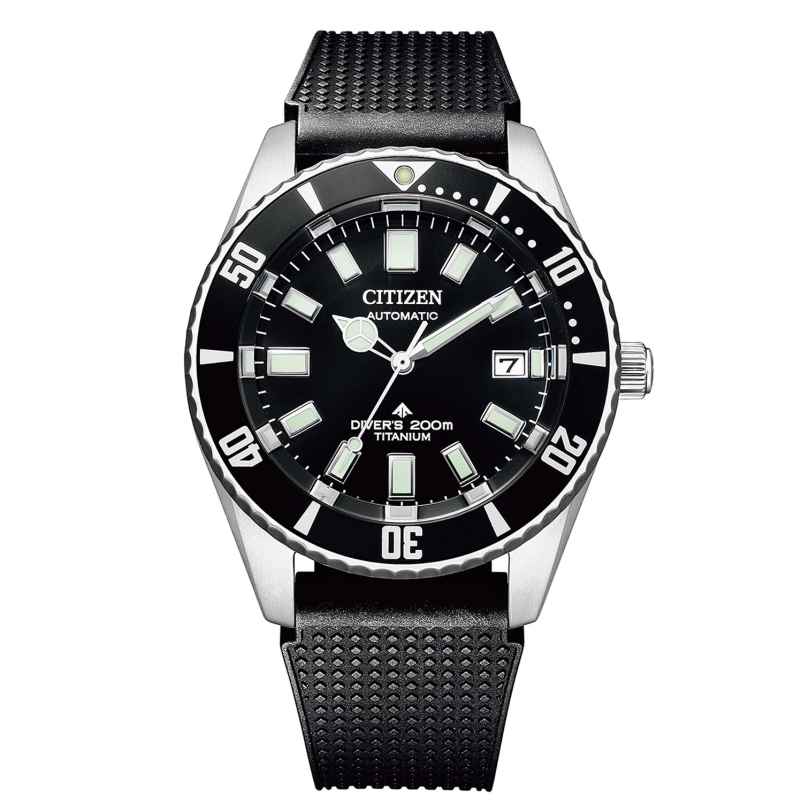 Citizen NB6021-17E Men's Diver's Watch Automatic Titanium/Black 4974374331809