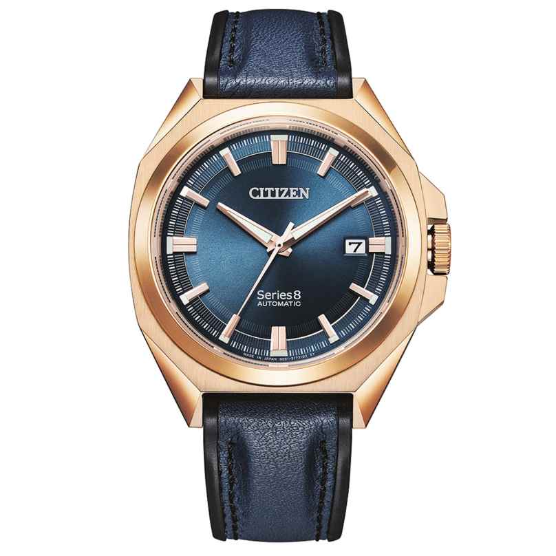 Citizen NB6012-18L Men's Watch Automatic Series 8 Blue/Rose Gold Tone 4974374306920
