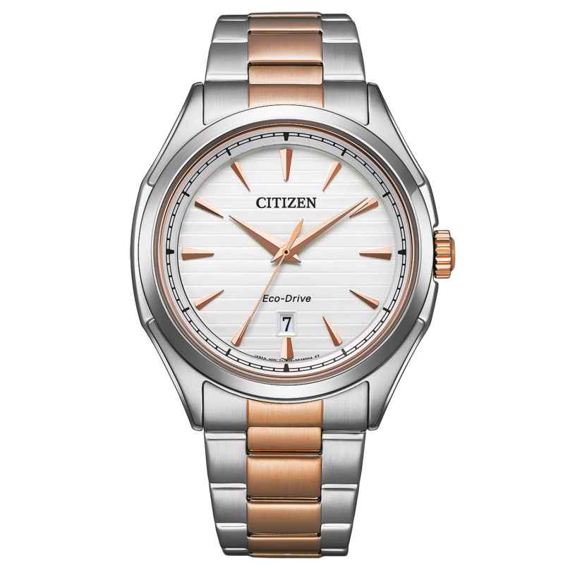 Citizen AW1756-89A Eco-Drive Men's Wristwatch Solar Two-Colour 4974374333797