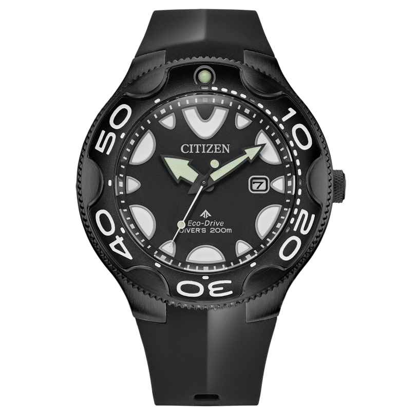Citizen BN0235-01E Promaster Eco-Drive Solar Men's Wristwatch Orca Black 4974374331366