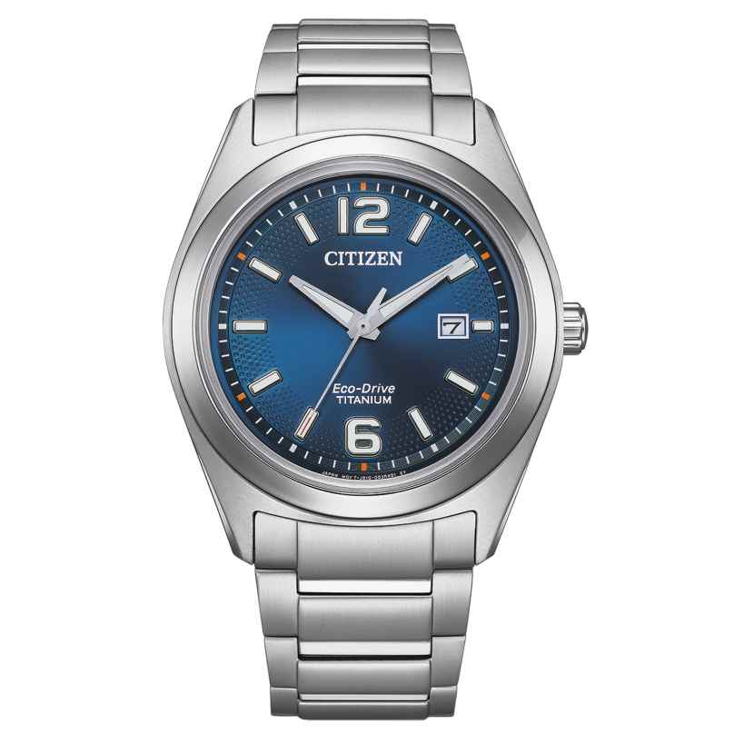 Citizen AW1641-81L Eco-Drive Men´s Watch Titanium Blue 4974374334121