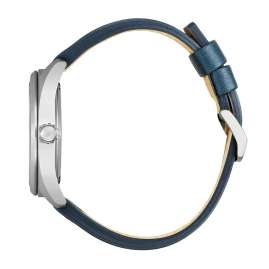 Citizen BM8560-45L Eco-Drive Men´s Wristwatch Titanium with Leather Strap Blue