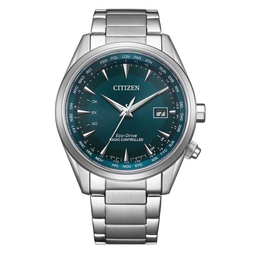 Citizen CB0270-87L Radio-Controlled Solar Men's Watch Steel/Blue 4974374337658