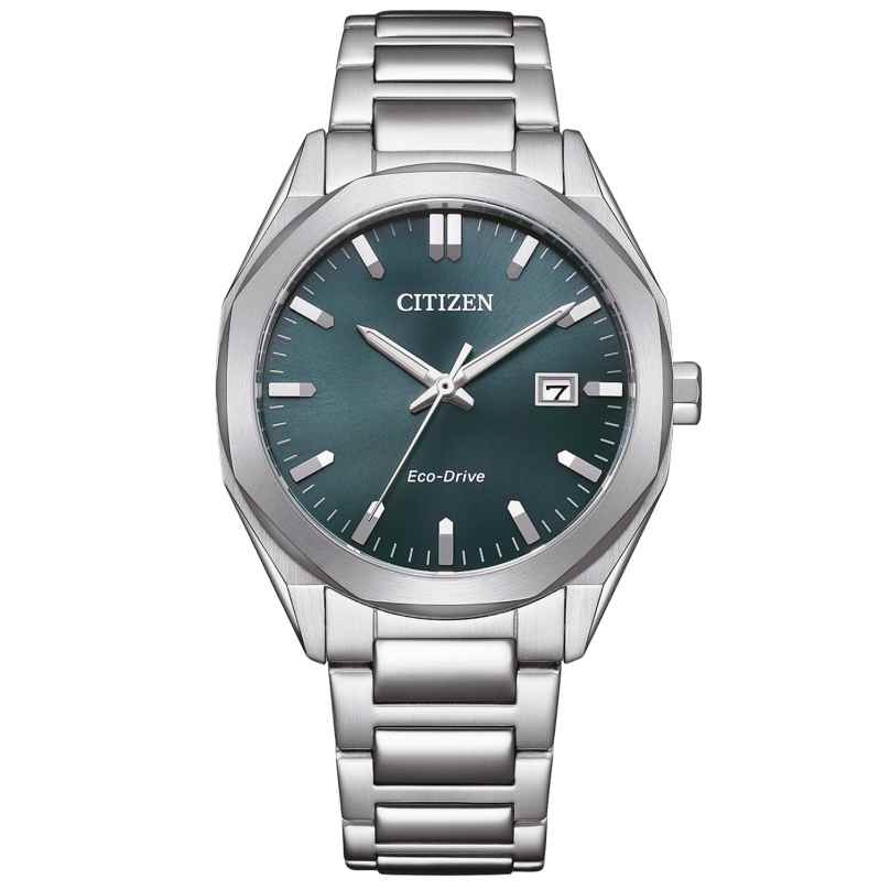 Citizen BM7620-83X Men's Wristwatch Eco-Drive Solar Steel/Teal 4974374339874