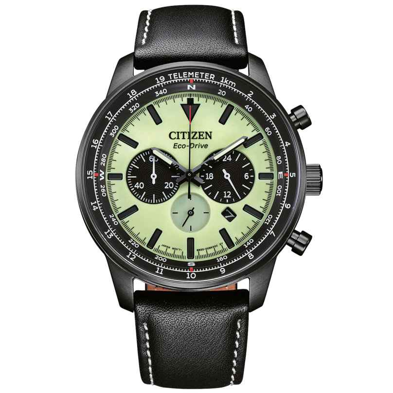 Citizen CA4505-21X Eco-Drive Chronograph Men's Watch Black 4974374339577
