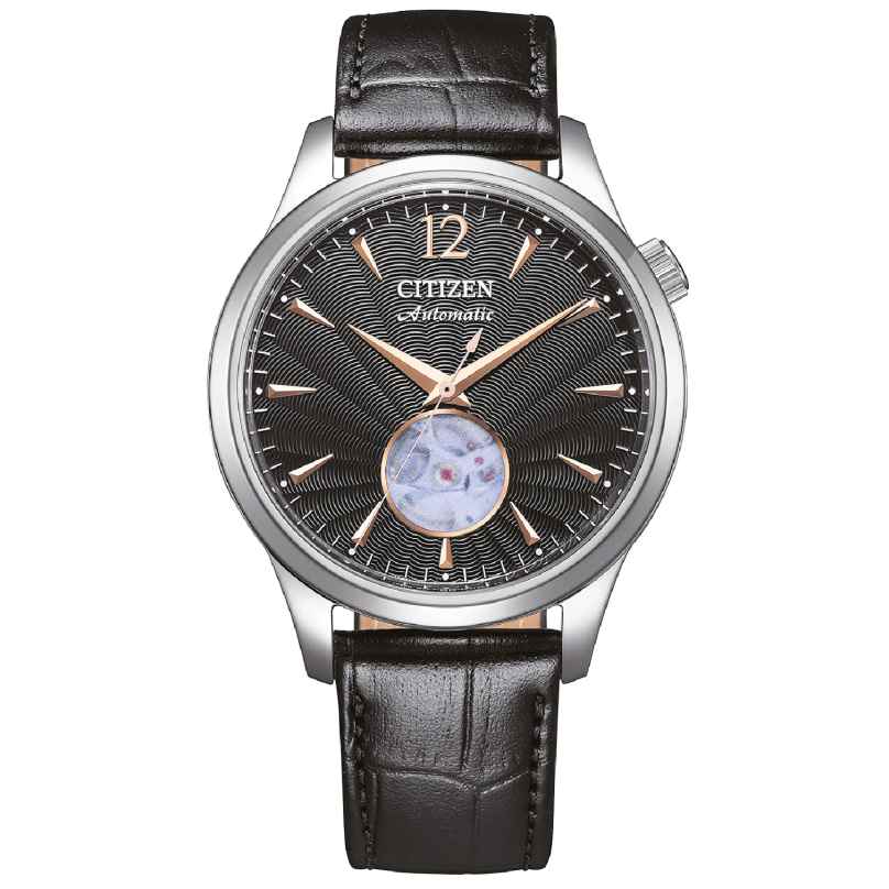 Citizen NH9131-14E Men's Watch Automatic with Leather Strap 4974374339416