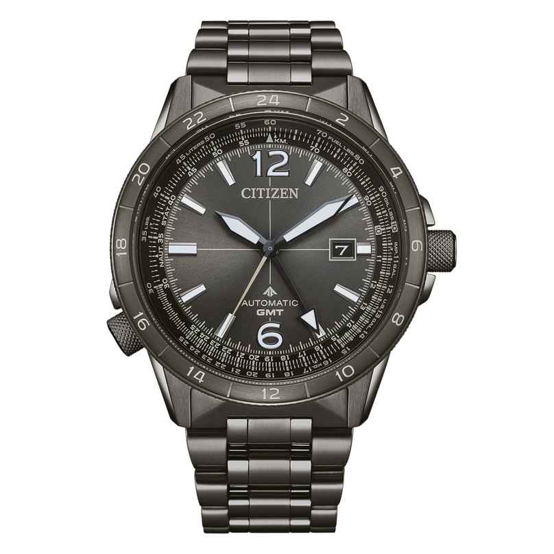 Citizen NB6045-51H Promaster Sky Men's Watch Automatic GMT Anthracite 4974374339355