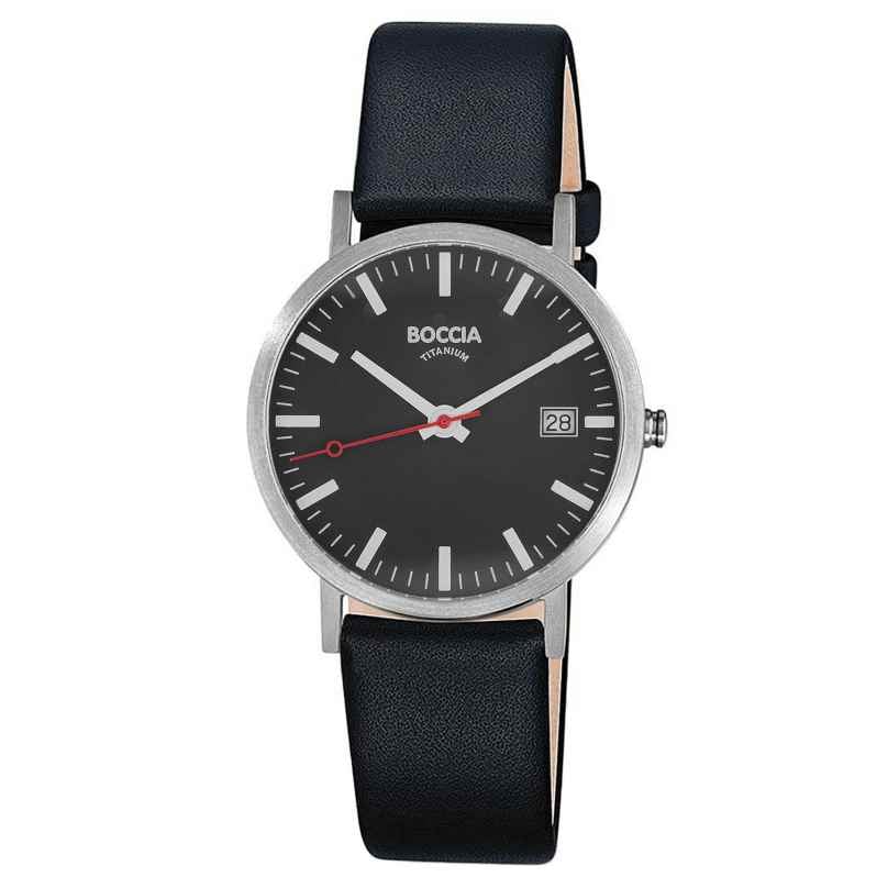 Boccia 3670-01 Unisex Watch Titanium/Black 4040066286815